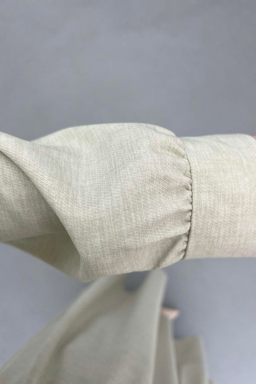 Sare Fashion Buttoned Skirt Suit Soft Green