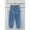 Sare Fashion Buttoned Jeans Light Blue