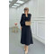 Sare Fashion Frilled Skirt Two Piece Set Black