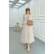 Sare Fashion Two Piece Set with Ruffle Skirt Stone