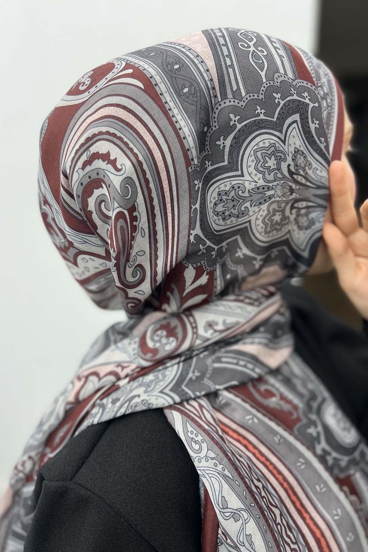 Etro Patterned Shawl Claret Red