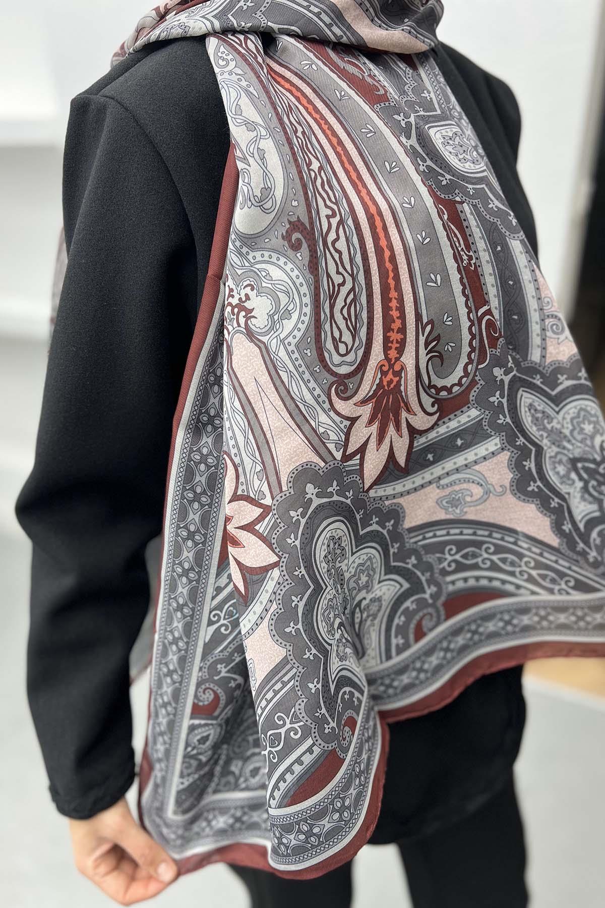 Etro Patterned Shawl Claret Red