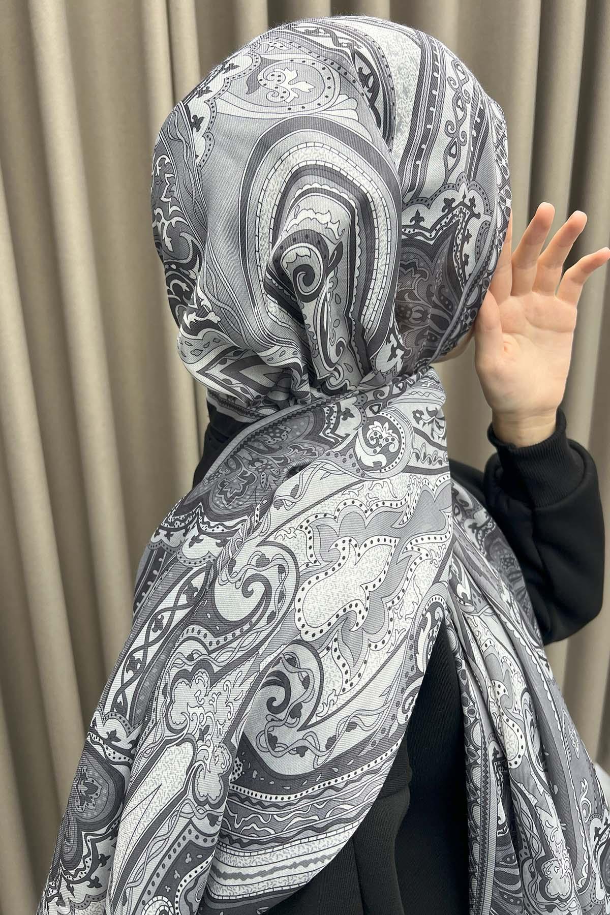 Etro Patterned Shawl Dark-Grey