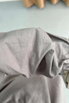 Sare Fashion Zipper Detailed Hooded Dress Gray