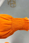 Sare Fashion Zippered Parachute Suit Orange