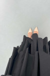 Sare Fashion Ruffle Skirt Black