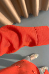 Sare Fashion Bow Detail Shirt Orange