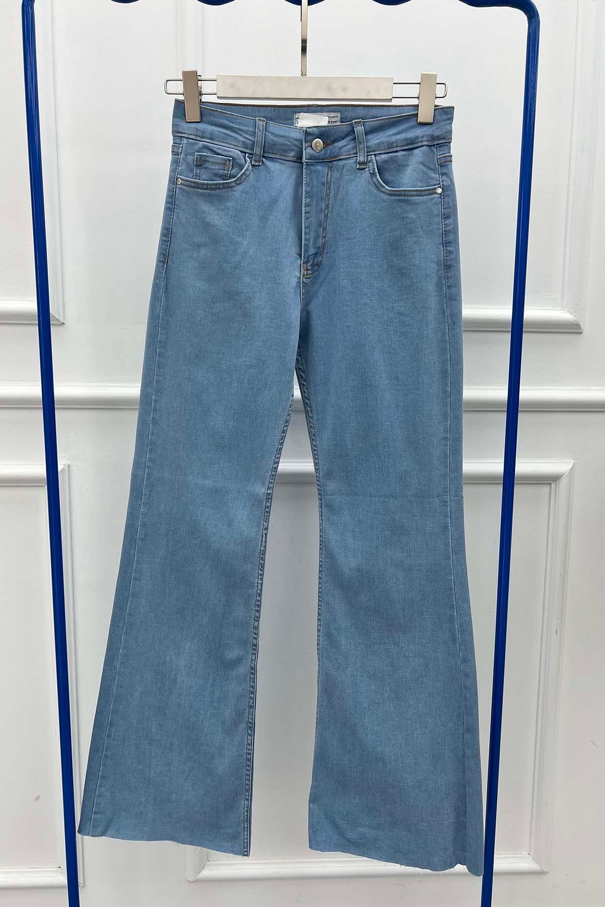 Sare Fashion Wide Leg Jeans Blue