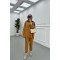 Sare Fashion Shirt Trousers Suit Brown