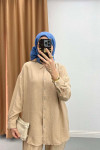 Shirt Set Beige