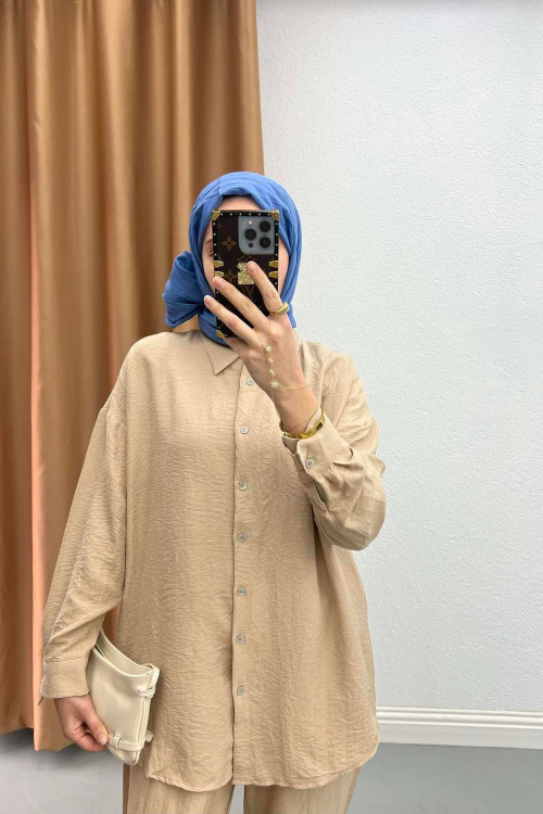 Shirt Set Beige