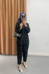 Shirt Set Black