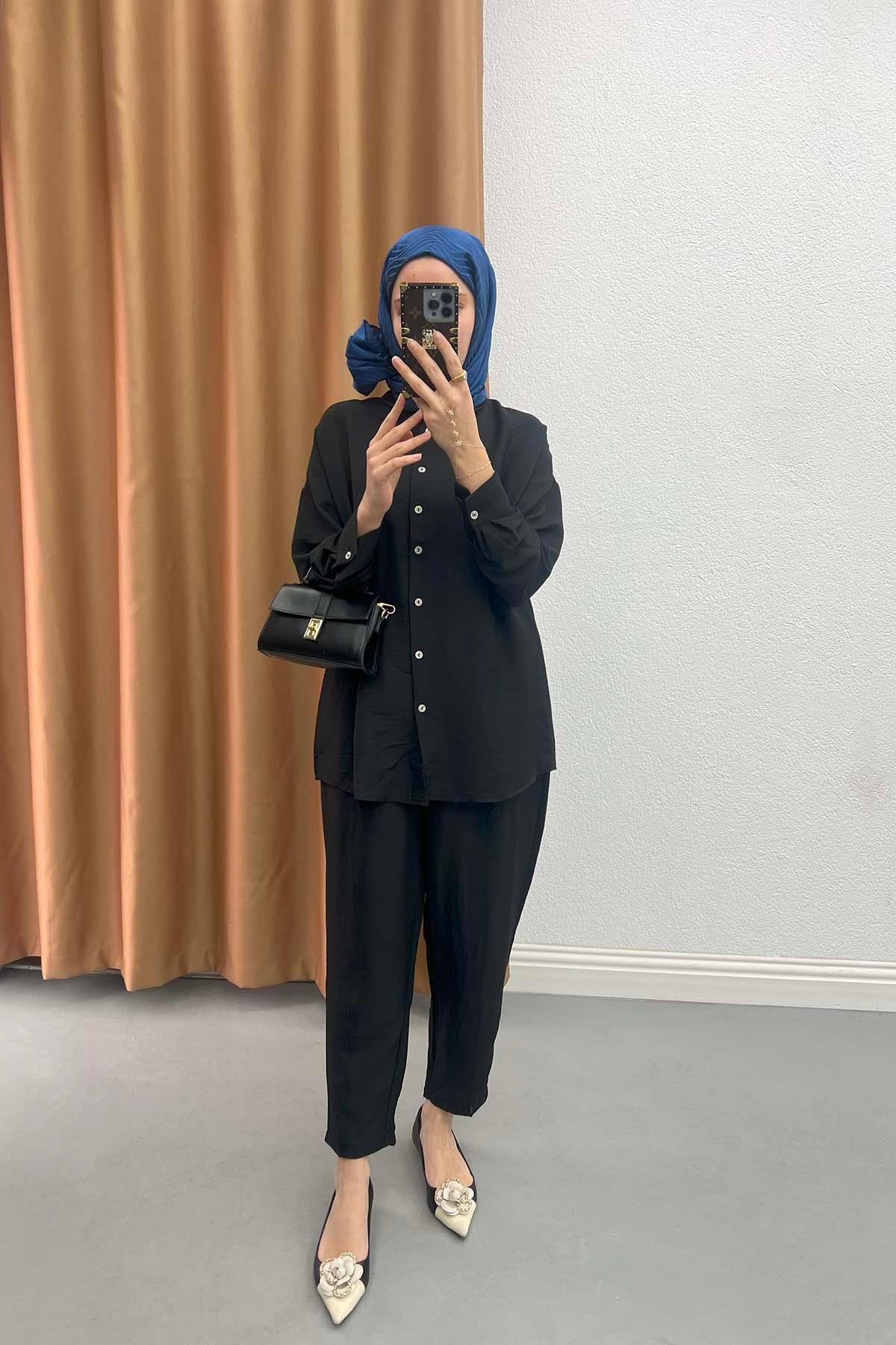 Shirt Set Black