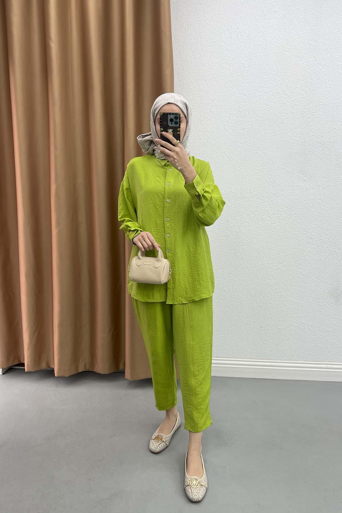 Shirt Set Oil Green