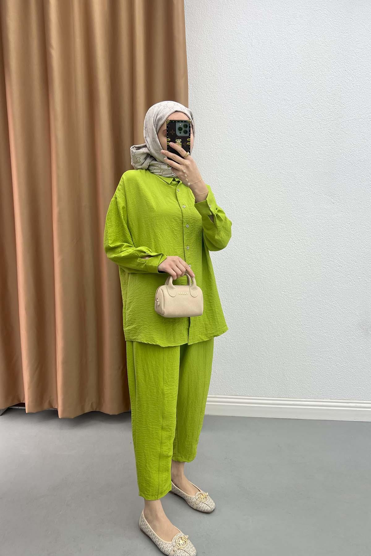Shirt Set Oil Green