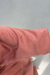 Sare Fashion Rose Brooch Stone Dress Powder
