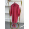 Rose Belted Poplin Tunic Fuchsia