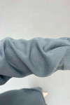 Sare Fashion Pearl Buttoned Shirt Set Gray