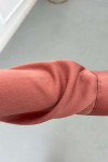 Sare Fashion Pearl Buttoned Shirt Set Dusty Rose