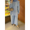 Sare Fashion Viral Suit Blue with Pearl Buttons