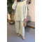 Sare Fashion Viral Suit with Pearl Buttons Nile Green