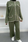 Embroidered Pinterest Set Soft Green