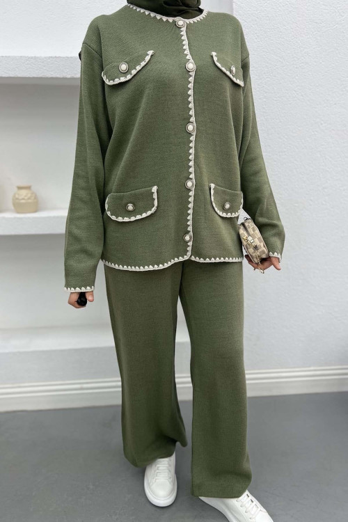 Embroidered Pinterest Set Soft Green
