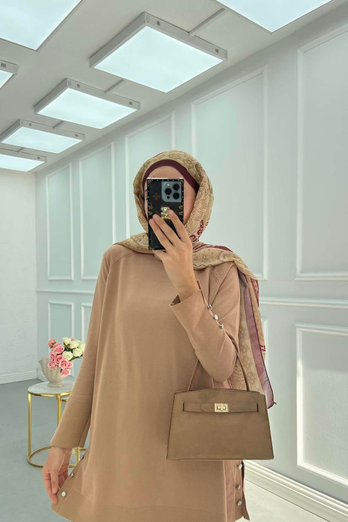 Sare Fashion Italian Raglan Blouse Milk Coffee Sare Fashion Italian Raglan Blouse Milk Coffee