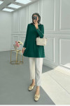 Sare Fashion Italian Raglan Blouse Emerald Green Sare Fashion Italian Raglan Blouse Emerald Green