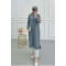 Sare Fashion Hooded Aerobin Tunic Gray