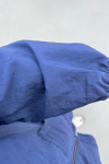 Sare Fashion Hooded Parachute Suit Navy Blue