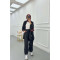 Sare Fashion Hooded Parachute Suit Black