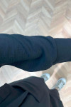Sare Fashion Hooded Pocket Suit Black