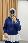 Oysh Hooded Suit Navy Blue