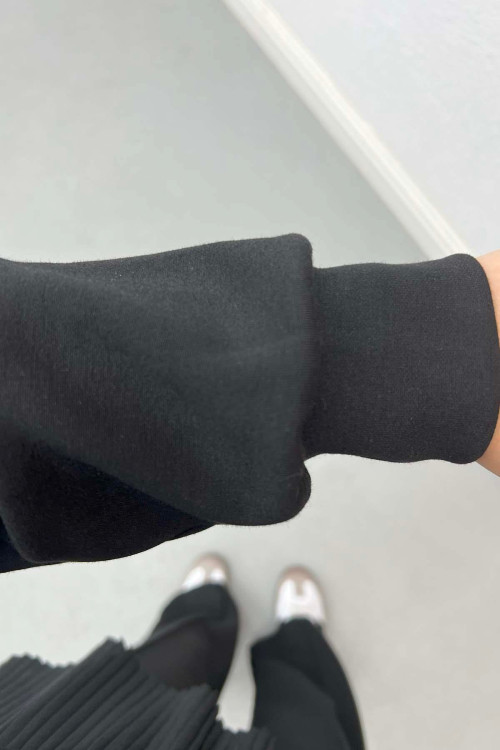 Oysh Hooded Set Black