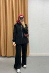 Oysh Hooded Set Black