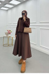 Sare Fashion Cashmere (Lined) Jacket Brown
