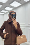 Sare Fashion Cashmere (Lined) Jacket Brown