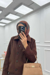 Sare Fashion Cashmere (Lined) Jacket Brown