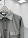 Cashmere Shirt Gray