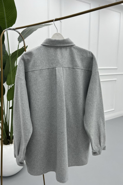Cashmere Shirt Gray