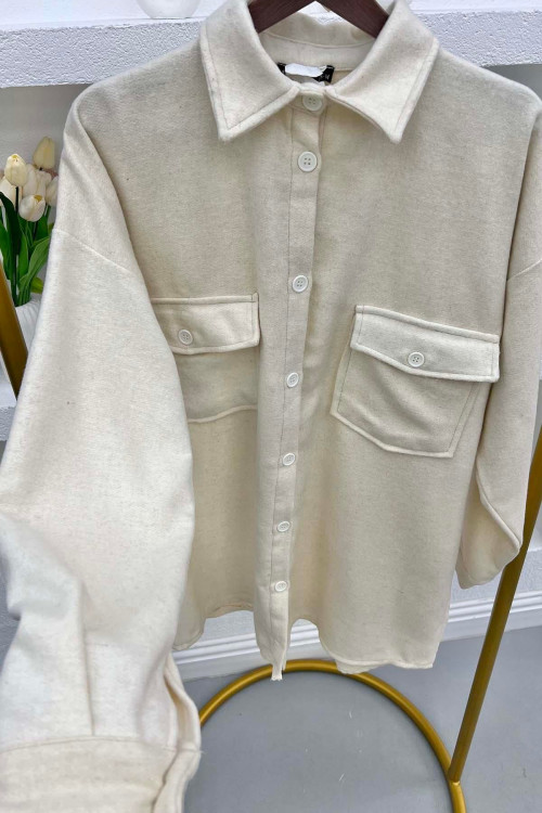 Cashmere Shirt Cream