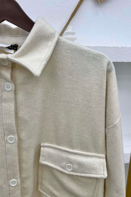 Cashmere Shirt Cream
