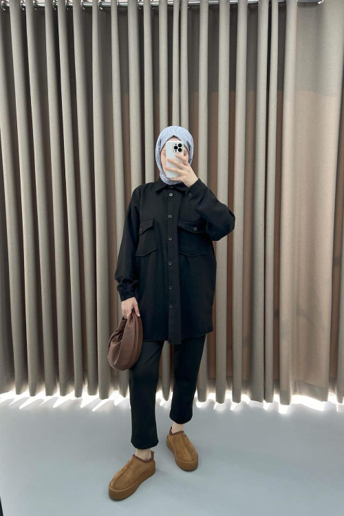 Cashmere Shirt Black