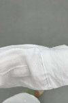 Sare Fashion Butterfly Detailed Long Sleeve Shirt White