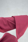 Sare Fashion Belt Detailed Jacket Claret Red