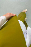 Sare Fashion Belt Detailed Vest Set Oil Green