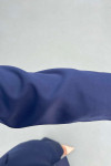 Sare Fashion Belted Lined Jacket Trouser Suit Navy Blue