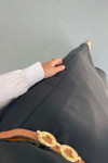 Sare Fashion Belted Sleeveless Dress Black