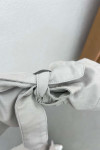 Sare Fashion Belted Denim Trench Coat Gray